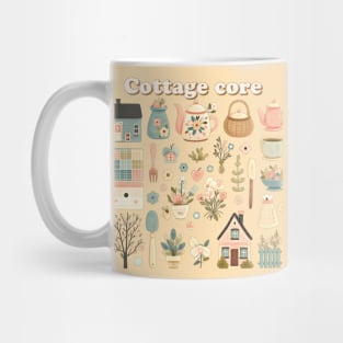 Cottage core aesthetic patterns Mug